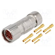 75009694 Connector: LS1; plug; PIN: 8(4+4); female; crimped; for cable; IP68 rEzBRzXuglFBpVzJdL6IxYaeYa01FnQKmpXvxHmvmus