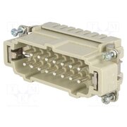 09330162616 Connector: HDC; contact insert; male; 16A; 500V; Han® ES; PIN: 16 cDavLnywYRgkckf-kbUuKZC9ZifejRHNQAOcOvNg2-Y