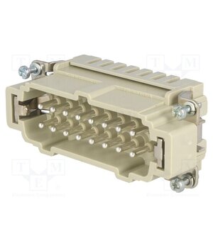 09330162616 Connector: HDC; contact insert; male; 16A; 500V; Han® ES; PIN: 16 cDavLnywYRgkckf-kbUuKZC9ZifejRHNQAOcOvNg2-Y