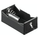 Laikiklis baterijai 1x D / 1x R20, su lizdu