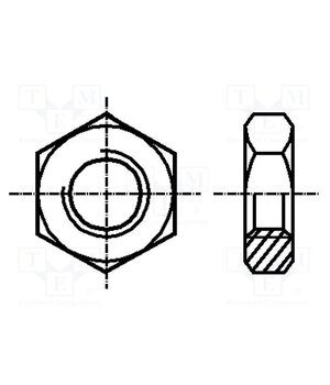 1090801 Nut; hexagonal; M3; 0.5; steel; Plating: zinc; H: 1.8mm; 5.5mm; BN 125 N7YdonH6XY896kJBRdIH7beiuO10otuNY-blwICttkA