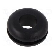 10072592 Grommet; Ømount.hole: 9.5mm; Øhole: 6.4mm; black; 0÷80°C; PVC WYROLSLamR3gvy8YKYcmkSoRb8XgHcazWbh8SRDUQmc