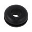 10072592 Grommet; Ømount.hole: 9.5mm; Øhole: 6.4mm; black; 0÷80°C; PVC WYROLSLamR3gvy8YKYcmkSoRb8XgHcazWbh8SRDUQmc