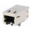 0813-1X1T-57-F Connector: RJ45; socket; PIN: 8; shielded,PoE; 8p8c; THT; angled ue8LELm49JhVanypTxi1yFNQnJ58D1O6tEfI3pqI40k