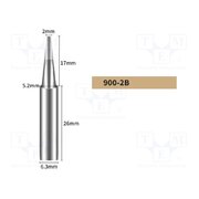 900-2B Tip; conical; 2mm; for soldering station 7AP5T9pVWjqApLMdjfI9b1wqebq66D2Dxdz_MzKG3Vs