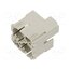 CX 02 BM Connector: HDC; contact insert; male; 50V; UL94V-0; Modules: 2 Hhk4fEvlIOd0Q3iUYWCqGRdwprC375Yh3_x1jaLhF2U