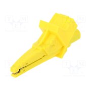 SAK 6674 NI / GE Crocodile clip; 12A; 600VDC; yellow; Grip capac: max.20mm wz4PZmSDb0XIobamY3SFDZcTxiijZgaxvKwdwieEoRQ