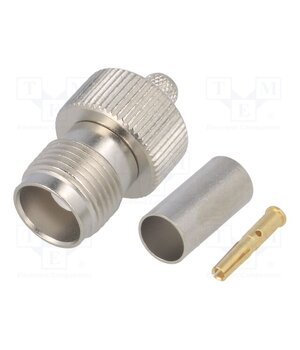 J01011A2287 Connector: TNC; plug; female; straight; 50Ω; crimped; for cable Tp1uNCE6A7S9yBgpEete6t8Qv8WzdAeWybzIGTYGhAg