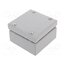 GIJ1 GRAY Enclosure: multipurpose; X: 100mm; Y: 100mm; Z: 61mm; steel; grey aF2Xq8BX80LWO-1GGPxoVFAb12iH8Na6fesz8MTeqB8