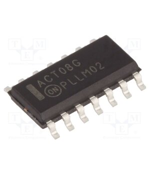 MC74ACT08DR2G IC: digital; AND; Ch: 4; IN: 2; SMD; SO14; 2÷6VDC; -40÷85°C; reel,tape Y2NdZFgFygrM_spMpUcrvqhM9JU1gliEhaRgmHSIg7E