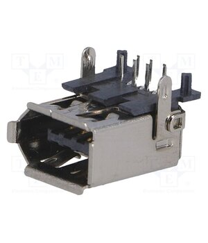 DS1101-WNC Connector: IEEE1394; socket; THT; PIN: 6; angled 90° qd9iXihYmp0CmVpURjvVzd3XT2JGtb040isXnTrbV3k