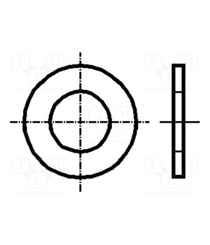 1405063 Washer; round; M3; D=7mm; h=0.5mm; pressboard; DIN 125A; BN 1076 FS1ovVhfhlFkEePzF6Sf3jzCpVnrlWMavh42b3TIeCE