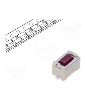 SKQMAQE010 Microswitch TACT; SPST; Pos: 2; 0.05A/12VDC; SMT; 2.6N; 6x3.5x3.5mm JYR7QrdKx7Ww1WdlEeh3_YH1T9U2INqCfHLRDvnz6us