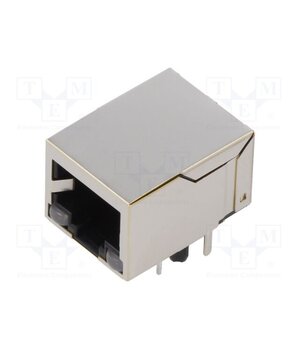 MTJ-88TX1-FSD-L16 Connector: RJ45; socket; PIN: 8; shielded,with LED; 8p8c; THT P-zsJhfXo2zjxTZbr0eyE_452LMEstj1iCEq5Z20B6M