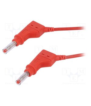66.9408-05022 Test lead; 32A; banana plug 4mm,both sides; Urated: 600V; red Al-KN71bFLz199rNlnc90Xqb3iyUC_g9T7LUJaNl75g