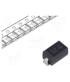 M4 Diode: rectifying; SMD; 400V; 1A; SMA; Ufmax: 1.1V; Ifsm: 30A oLxIm6U88M02FShr6fYPhwacFTHRPmT09ZR4hoOG09I