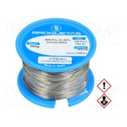 BROFIL 63 B2.1 0.5MM 100G Tin; lead-based; Sn63Pb37; 0.5mm; 100g; reel; 183°C; Flux: SW26 FT9xqtI6Rs1C4BQ7VQPsebDVfV1upFIQdh4xdEbN1PQ