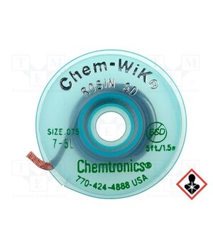 CHEM-WIK AB Tape: desoldering; halide-free,rosin,ROL0; W: 1.9mm; L: 1.5m FQhWBEwvCjS1-cHuH9hJx6_bsHJcB62y9aMbhZRVs9E