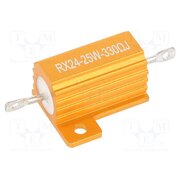 AHP25W-330RJ Resistor: wire-wound; with heatsink; 330Ω; 25W; ±5%; 50ppm/°C wlAI7kvzNDLlwcRCYCiFFugS29b_thlQ8p0DW9j13M4