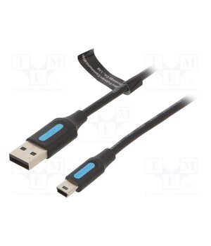 COMBD Cable; USB 2.0; USB A plug,USB B mini plug; nickel plated; 0.5m BqB4OtYCzfPIT8RIvMjZhdtpN42_cHVO5U61rOM8lEM