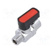 6310 1/8-1/8 Ball valve; max.20bar; nickel plated brass; -20÷80°C dAsYHElZZO7k3a9DYFibIFujylJCjOtgGWp8or4h1sc