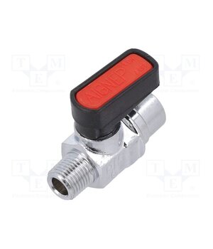 6310 1/8-1/8 Ball valve; max.20bar; nickel plated brass; -20÷80°C dAsYHElZZO7k3a9DYFibIFujylJCjOtgGWp8or4h1sc