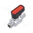 6310 1/8-1/8 Ball valve; max.20bar; nickel plated brass; -20÷80°C dAsYHElZZO7k3a9DYFibIFujylJCjOtgGWp8or4h1sc