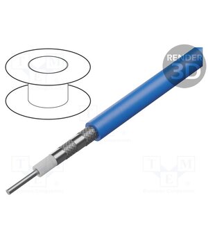 3092A X7E500 Wire: coaxial; RG6; 1x18AWG; wire; CCS; PVC; blue; 152m; Øcable: 7.7mm 0HaYAonUcXYALLS-KYZ-6fZz_pnG7SxQkju3bxlbmCc
