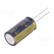EEUFC1A682 Capacitor: electrolytic; low ESR; THT; 6800uF; 10VDC; Ø16x31.5mm vTDZeeeazG7CVsrlNTw0IiH2maicS3fUumBR18VaXmM