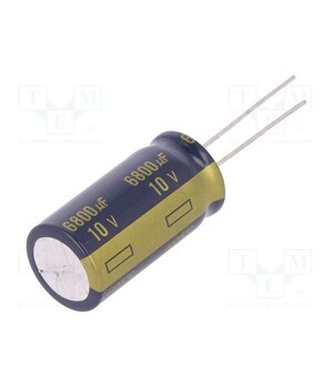 EEUFC1A682 Capacitor: electrolytic; low ESR; THT; 6800uF; 10VDC; Ø16x31.5mm vTDZeeeazG7CVsrlNTw0IiH2maicS3fUumBR18VaXmM