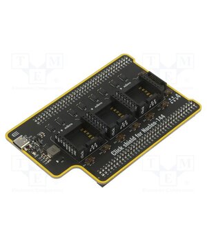 CLICK SHIELD FOR NUCLEO-144 Multiadapter; prototype board; Add-on connectors: 3; 3.3VDC,5VDC AFtRNs3gNB71I5JQfQDI7n9B6Rxg-iTE--BPc7MkPXQ