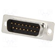 DB15-SP Connector: D-Sub; PIN: 15; plug; male; for cable; soldering; black IMPqHUu7q1zk27junuNvg9mmAqJ9yq3YMSQQcBRfqa4