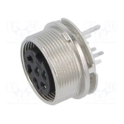 09 0324 290 06 Connector: M16; socket; female; PIN: 6; 5A; 150V; THT; straight; IP40 u1HF0SeYHPb-5mmV4mRfIK7gWJSnctTEdkiMBc9zAOk