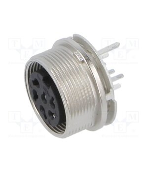 09 0324 290 06 Connector: M16; socket; female; PIN: 6; 5A; 150V; THT; straight; IP40 u1HF0SeYHPb-5mmV4mRfIK7gWJSnctTEdkiMBc9zAOk