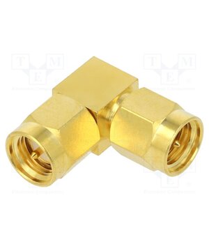 132339 Coupler; SMA male,both sides; angled 90°; 50Ω; PTFE; gold-plated Y0FR3YNZ0pINdgjOs13jk1Vnb_D2DjHzEnBoq67i0Tk