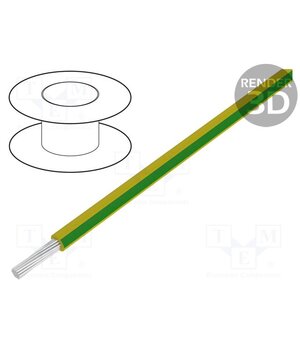 60413 Wire; stranded; Cu; 18AWG; PVC; yellow-green; 600V; 1x18AWG 8TUh_PGl_ieeLOQxX3MWhdqz_7RNfGghkWfg6hsQ9_U