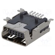 934 Connector: USB B mini; socket; on PCBs; SMT; PIN: 5; horizontal C5r7cXso-W2XVxKUTuj_ghBffbLcck-OVxc0N_BbN-k