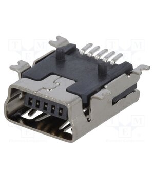 934 Connector: USB B mini; socket; on PCBs; SMT; PIN: 5; horizontal C5r7cXso-W2XVxKUTuj_ghBffbLcck-OVxc0N_BbN-k