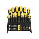 SCREWDRIVERS and TIPS set 39 pieces, with stand