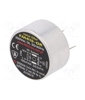 FM415-0R Filter: anti-interference; 250VAC; Cx: 100nF; Cy: 2.2nF; 4mH; THT 2um7_p5Zod_chm7GY57YJsJy9XDFwzNCTa6RTpG5HoA