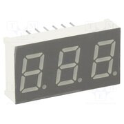 KW3-401CVA Display: LED; 7-segment; 10.2mm; 0.4"; No.char: 3; red; 35÷70mcd wWaBHETQYfgJdrnFYm4hTqf-EOz_ycMX044FBx5xp4Q