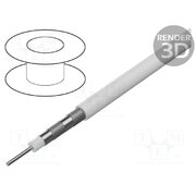 49761 Wire: coaxial; wire; CCS; PVC; white; 20m; Øcable: 7.2mm ZPxGw-yGgzALuAJ_TJpcsZX37JQaArnJ4XSDE9tSxMo