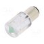 18560351 LED lamp; green; BA15D,T20; 24VDC; 24VAC; plastic; -20÷60°C 6GoE8r-5Te3obF2chY6ildHEz73ZypFXtMnk0oPLpgY