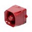 AS/M/S/115/230/R Signaller: sound; siren; 115÷230VAC; 112dB; Asserta Midi; IP66; red YSjU7ho9WbXR7tKOetm3lbWjWIbnMBO_0WrhuH3EseU