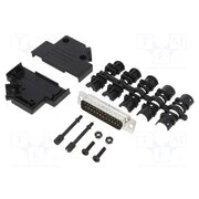 L17D45PK-P-25+L717SDB25P Connector: D-Sub; PIN: 25; male; angled 45°; soldering; for cable iGGRXfMdMQMWX7gVLHmX6IaM0Q18aO2gaII7JVHTq98