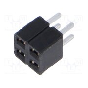 SLW-102-01-T-D Connector: pin strips; socket; female; PIN: 4; vertical; THT; 2.54mm vJb_UKYwRLQGKgNRKDISXd0AuH0QQmaxkMpNemriTXE