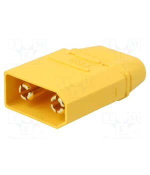 XT90H-M Connector: DC supply; plug; male; XT90; 40A; 500V; PIN: 2; straight DP9uUf4JlfA8GgkxAbgcLdPwv0wz4TUyinN1U3wDvjc