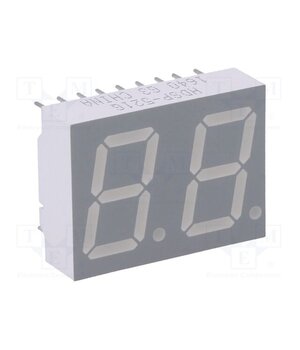 HDSP-521G Display: LED; 7-segment; 14.22mm; 0.56"; No.char: 2; green; anode heynNqBzZ2_yXnNyOJFaFv5Id6uvDPbKkCkWX6JNWo8
