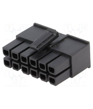 171692-0112 Connector: wire-wire/PCB; plug; female; PIN: 12; Mega-Fit; straight FWaGrOYmLmq6PARVlHg0YSCeFtUofOrraE6TXtemdDk