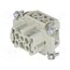 09330062701 Connector: HDC; contact insert; female; 16A; 500V; Han E®; PIN: 6 3WFHVhB-_2H5-zMGsDxYLcYVZX5yySZW3DHRqUhQGbA